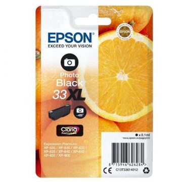   Kartuša s črnilom Epson/ T3361/ Singlepack 33XL Claria Premium Ink/ Photo Black