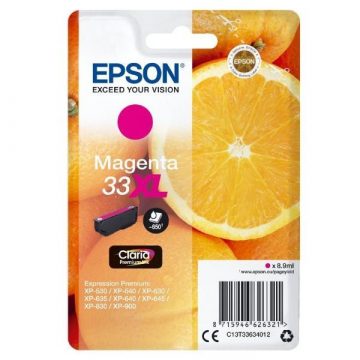   Kartuša s črnilom Epson/ T3363/ Singlepack 33XL Claria Premium Ink/ Magenta