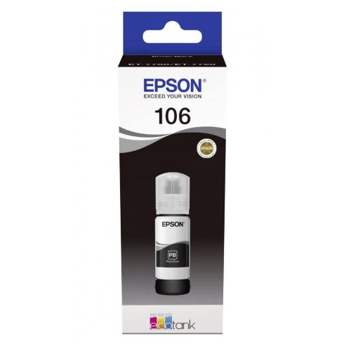 Epson kartuša s črnilom/ C13T00R140/ 106 EcoTank/ L7160/ L7180/ Foto črna