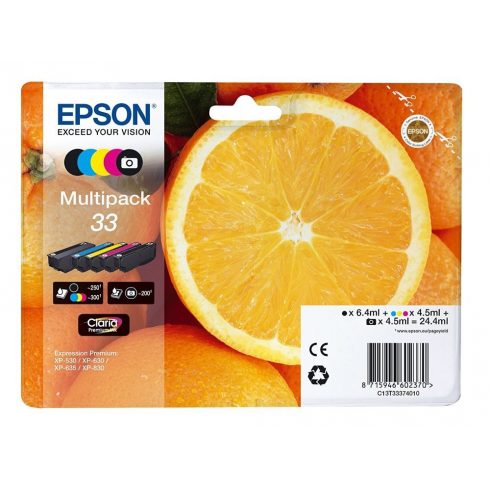 Kartuše Epson - MULTIPAK/ C13T33374011/ 33 Claria Premium/ 5 barv