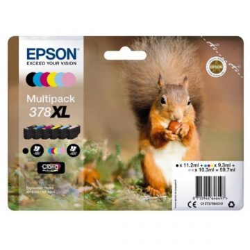   Epson črnilna kartuša/ C13T37984010/ multipack/ 378 XL Claria/ Expression Photo XP-8500, XP-8505/ 6 barv