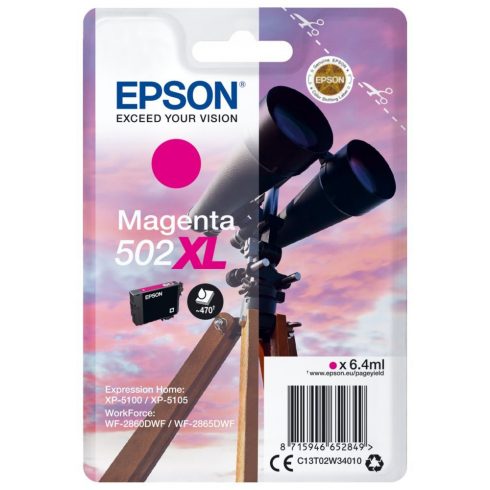 Epson kartuša s črnilom/ C13T02W34010/ 502XL/ Expression Home XP-5100/ Magenta