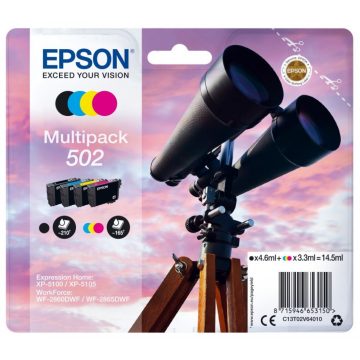   Epson kartuša s črnilom/ C13T02V64010/ multipack/ 502/ Expression Home XP-5100/ 4 barve