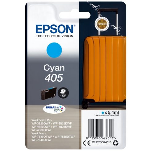 Epson črnilna kartuša 405 DURABrite Ultra Ink/ C13T05G24010/ Cyan