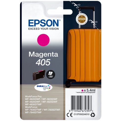 Epson črnilna kartuša 405 DURABrite Ultra Ink/ C13T05G34010/ Magenta