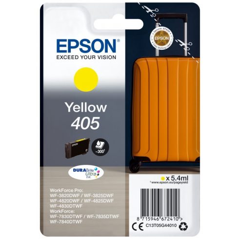 Epson kartuša s črnilom 405 DURABrite Ultra Ink/ C13T05G44010/ Yellow