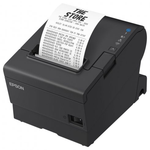 EPSON TM-T88VII/ Tiskalnik za blagajne/ USB+serijski+Ethernet/ Črn/ Napajalnik priložen