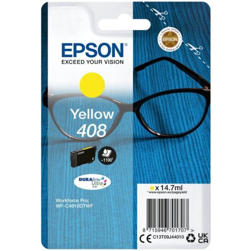 Kartuša s črnilom EPSON Singlepack 408 DURABrite Ultra Ink/ C4810DTWF/ Yellow