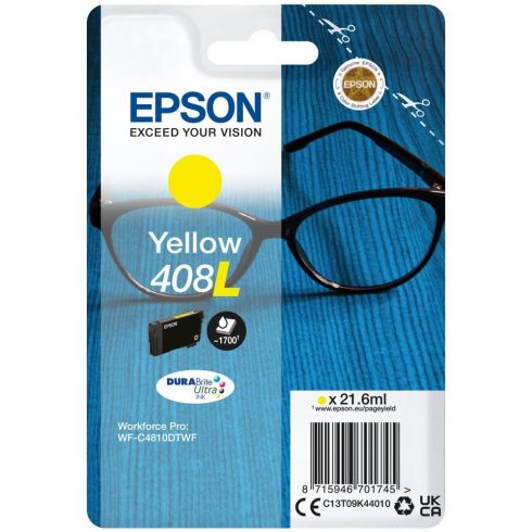 Epson črnilna kartuša Singlepack 408L DURABrite Ultra Ink/ C4810DTWF/ Yellow