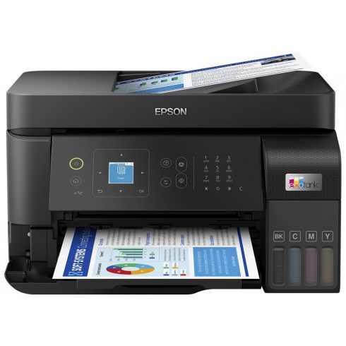 Epson EcoTank L5590/ 4800 x 1200/ A4/ MFZ/ LCD/ ITS/ ADF/ Faks/ 4 barve/ Wi-Fi/ USB