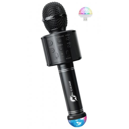 N-GEAR Sing Mic S20L/ Brezžični BT mikrofon/ 5 W/ Disco lučka