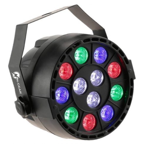 N-GEAR Light Spotlight 12/12x 3W RGBW LED lučka