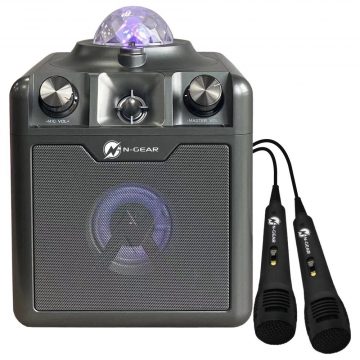   N-GEAR DISCO STAR 710SG/ BT/ 50W/ USB/ MICRO SD/ DO/ Disco LED/ 2x MIC / Siva