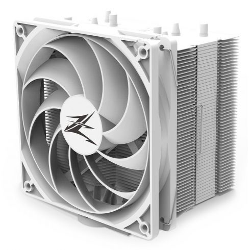 Zalman CPU hladilnik CNPS10X Performa White / 135 mm ventilator / 4x heatpipe / PWM / višina 155 mm / za AMD in Intel / bel