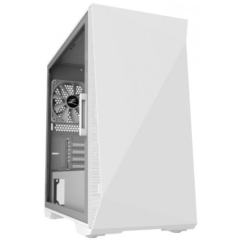 Zalman ohišje Z1 Iceberg bela / mini tower / ATX / 3x120 ventilator / 2xUSB 3.0 / 1xUSB 2.0 / steklena stran / bela