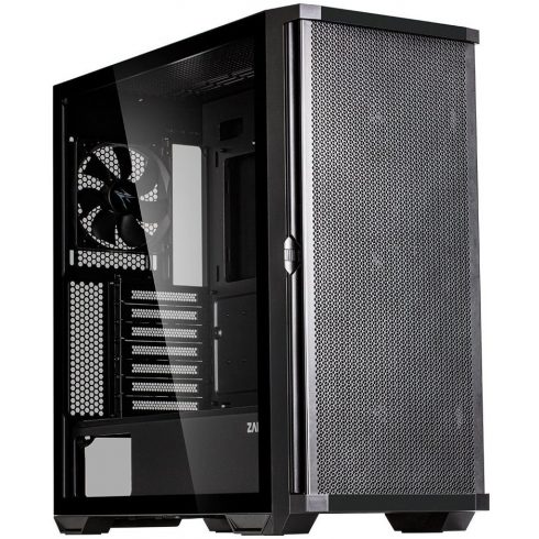 Zalman ohišje Z10 / ATX / 3x140 + 1x120 mm ventilator / 2xUSB 3.0 / USB-C / kaljeno steklo