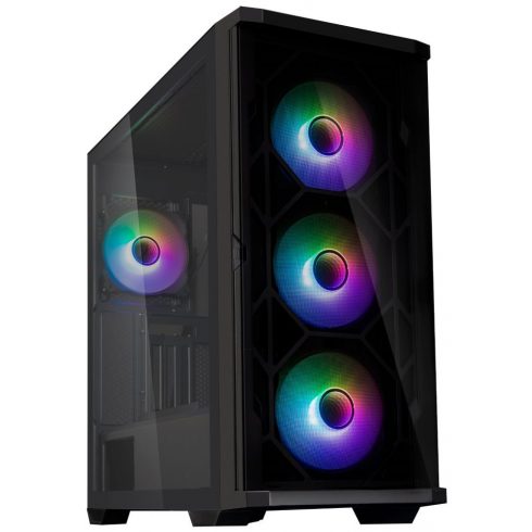 Zalman ohišje Z10 Duo / ATX / 4x120 mm ARGB ventilator / 2xUSB 3.0 / USB-C / kaljeno steklo