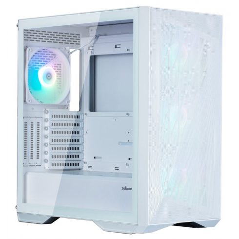 Zalman ohišje Z9 Iceberg white / Middle tower / ATX / 4x140mm ventilator ARGB / kaljeno steklo / belo