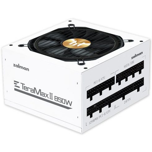 Zalman napajalnik ZM850-TMX2 WH/ 850W / ATX3.0 / aktivni PFC / modularni / 80 Plus Gold / bel