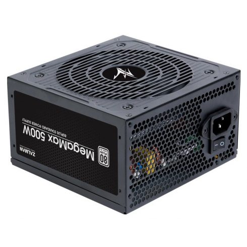 Zalman napajalnik MegaMax 500W/ ATX / akt. PFC / 120 mm ventilator / 80PLUS