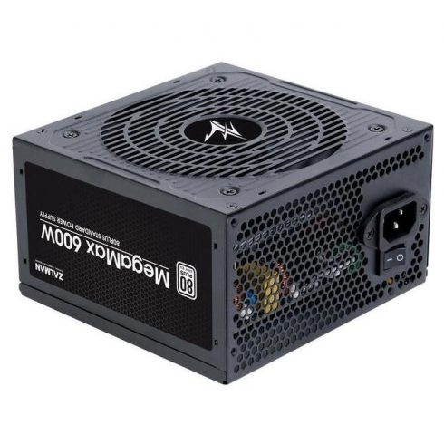 Zalman napajalnik MegaMax 600W/ ATX / akt. PFC / 120 mm ventilator / 80PLUS