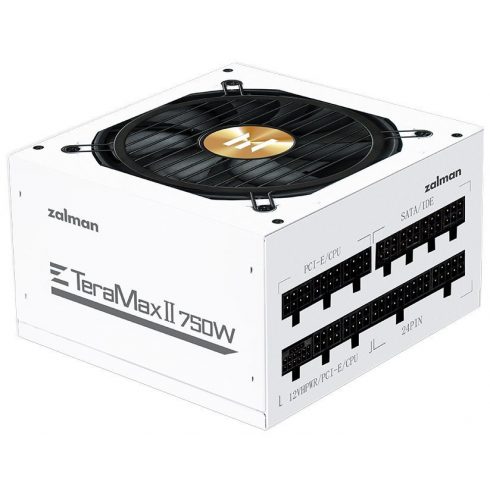 Zalman napajalnik ZM750-TMX2 WH/ 750W / ATX3.0 / aktivni PFC / modularni / 80 Plus Gold / bel