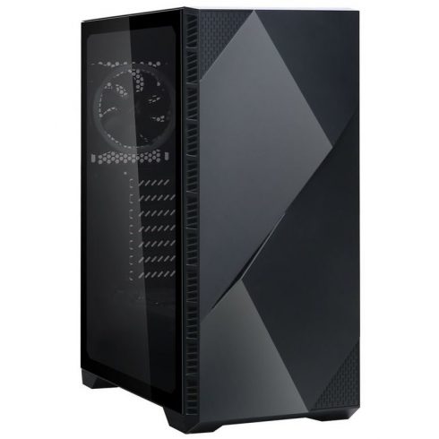 Zalman cabinet Z3 Iceberg black / Middle tower / ATX / 2x120mm ventilator / kaljeno steklo / črna