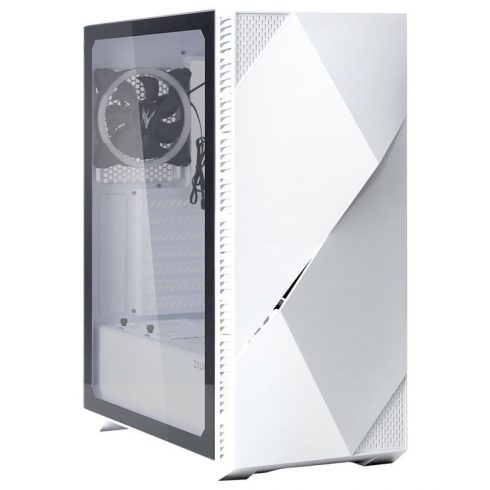 Zalman omarica Z3 Iceberg bela / srednji stolp / ATX / 2x120mm ventilator / kaljeno steklo / bela