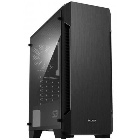 Zalman cabinet S3 / Middle tower / ATX / USB 3.0 / USB 2.0 / prozorna stran