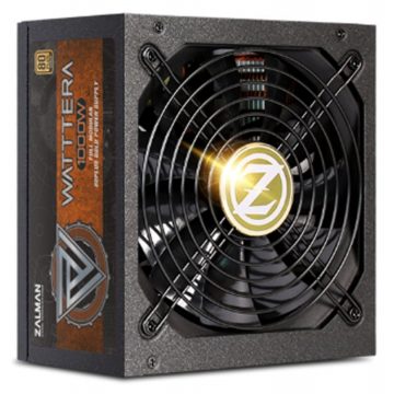   Zalman vir ZM1000-EBTII Watttera / 1000W / ATX / akt. PFC / 135 mm ventilator / 100-240 V / 80+ zlata