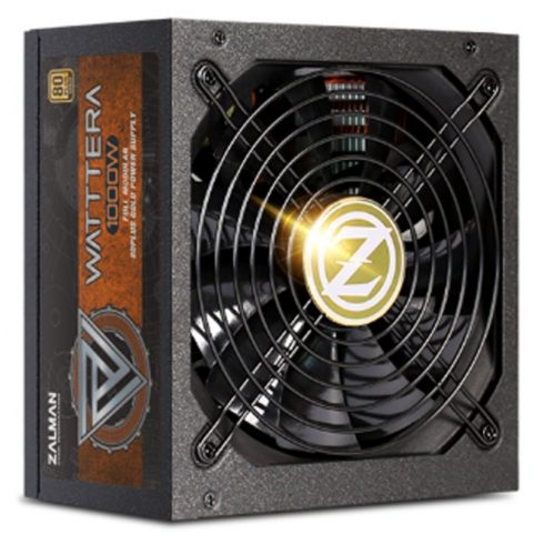 Zalman vir ZM1000-EBTII Watttera / 1000W / ATX / akt. PFC / 135 mm ventilator / 100-240 V / 80+ zlata