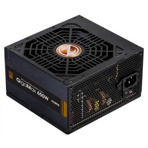 Zalman napajalnik ZM650-GVII GigaMax 650W/ ATX / akt. PFC / 120 mm ventilator / 80PLUS Bronze