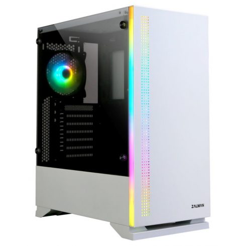 Zalman ohišje S5 Bela / Middle tower / ATX / USB 3.0 / USB 2.0 / prozorna stran