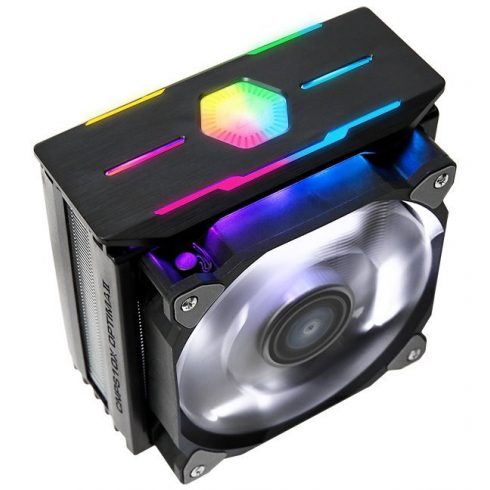 Zalman CPU hladilnik CNPS10X OPTIMA II BLACK / 120mm RGB ventilator / heatpipe / PWM / višina 160mm / za AMD in Intel