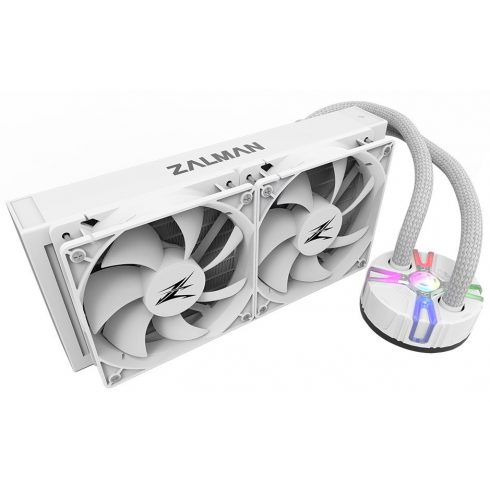 Zalman vodni hladilnik Reserator5 Z24 / 240 mm / ZE1225ASHx2 / bel