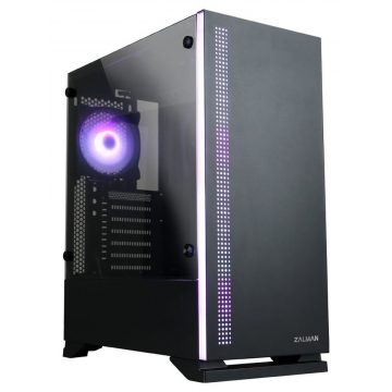   Zalman ohišje S5 Black / Middle tower / ATX / USB 3.0 / USB 2.0 / prozorna stran