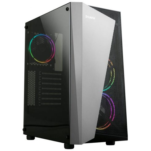 Zalman ohišje S4 Plus / Middle tower / ATX / USB 3.0 / USB 2.0 / prozorna stran