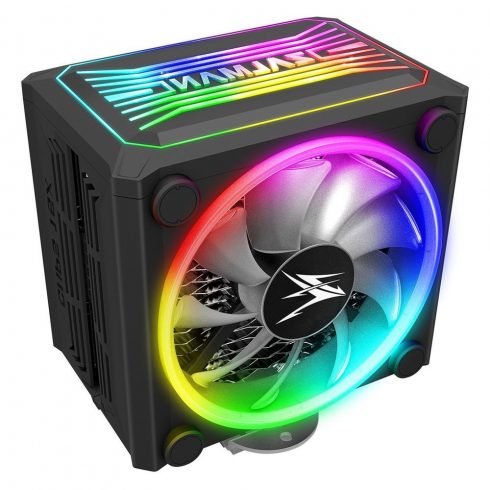 Zalman CPU hladilnik CNPS16X Black / 120 mm ventilator / 4 toplotne cevi / RGB / PWM / 165 mm višina / črn