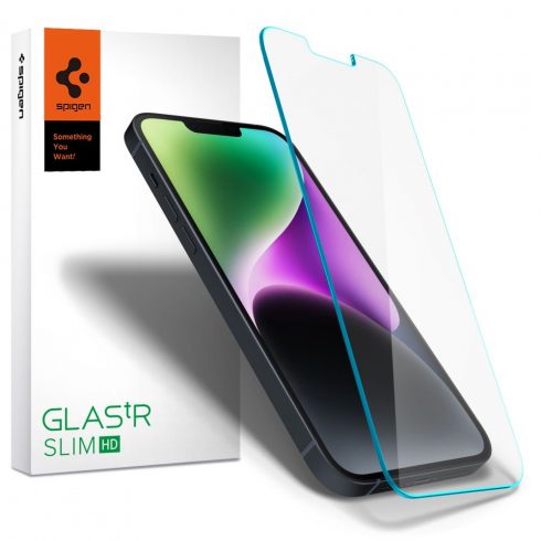 Spigen Glas.TR Slim – Steklo za Apple iPhone 14 / iPhone 13 / iPhone 13 Pro