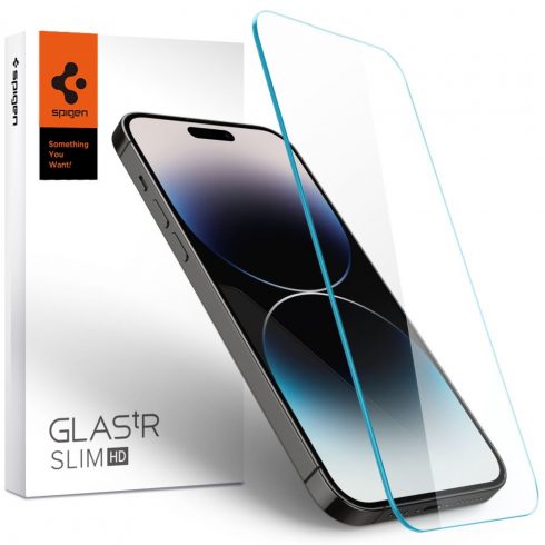 Spigen Glas.TR Slim - Kaljeno steklo za iPhone 14 Pro Max