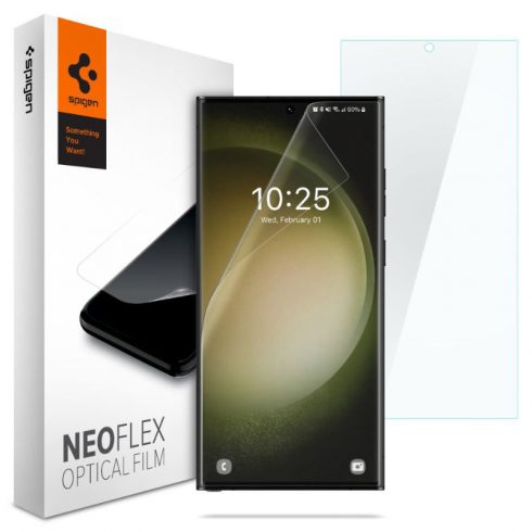 Spigen Neo Flex - Samsung Galaxy S23 Ultra Zaščitna folija 2 kom. (Prozorno)