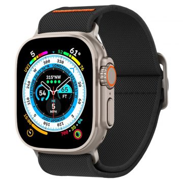   Spigen Fit Lite Ultra - pašček za Apple Watch 42/44/45/49 mm (črn)