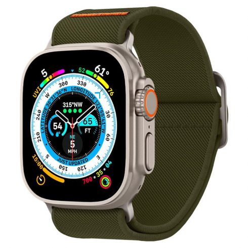 Spigen Fit Lite Ultra - pašček za Apple Watch 42/44/45/49 mm (kaki)