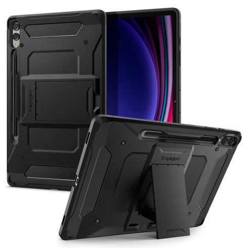 Spigen Tough Armor Pro - etui za Samsung Galaxy Tab S9+ 12.4" (črn)