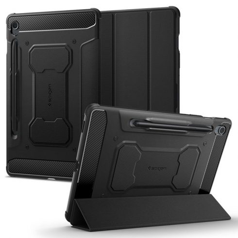 Spigen Rugged Armor Pro - etui za Samsung Galaxy Tab S9 FE 10.9" (črn)