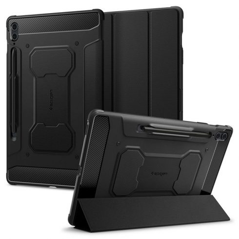 Spigen Rugged Armor Pro - etui za Samsung Galaxy Tab S9 FE+ 12.4" (črn)