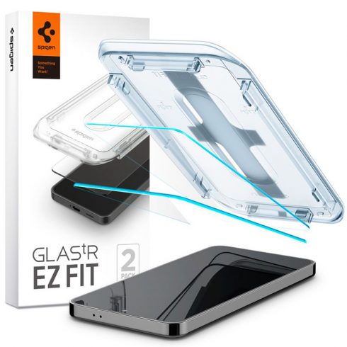 Spigen GLAS.TR EZ FIT 2-Pack - Kaljeno steklo za Samsung Galaxy S24+ (2 kosa)