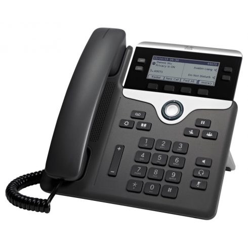 Cisco CP-7841-K9= IP telefon, osvetljen zaslon, 2x 10/100/1000 Base-T RJ-45 stikalna funkcija, PoE napajanje