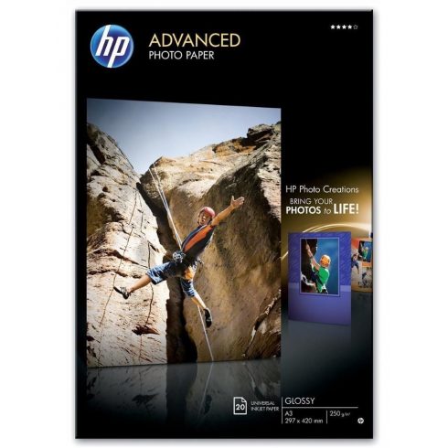 HP Advanced Glossy Photo Paper, 20 listov/A3/297 x 420 mm