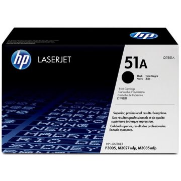 HP črn toner, Q7551A, LJ P3005/M3035 6500 strani original